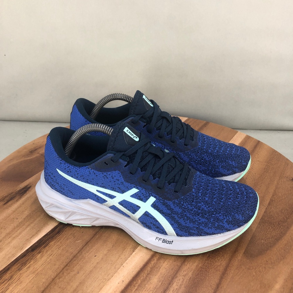 ASICS Dynablast 2 Blue Lightweight Running Shoes Womens Size 5.5 Cushioned